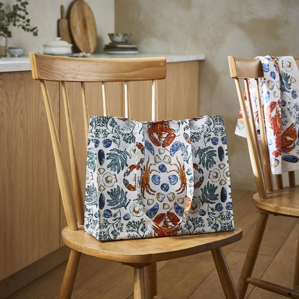 image 1 of Ulster Weavers Shellfish Shoulder Bag - PVC  Green