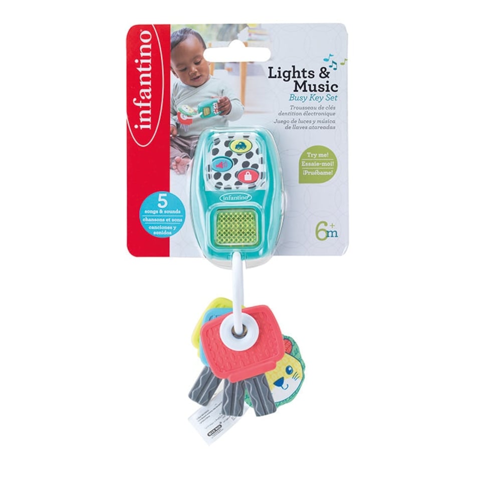image 1 of Infantino Music & Lights Key Ring
