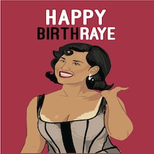 Happy BirthRaye - Funny Raye Birthday Card