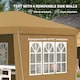 image 8 of Outsunny 3 x 6m Heavy Duty Gazebo Marquee Party Tent with Storage Bag Khaki