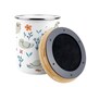 image 4 of Ducks & Flowers Food Waste Caddy - Metal 2L Decorative Kitchen Compost Bin