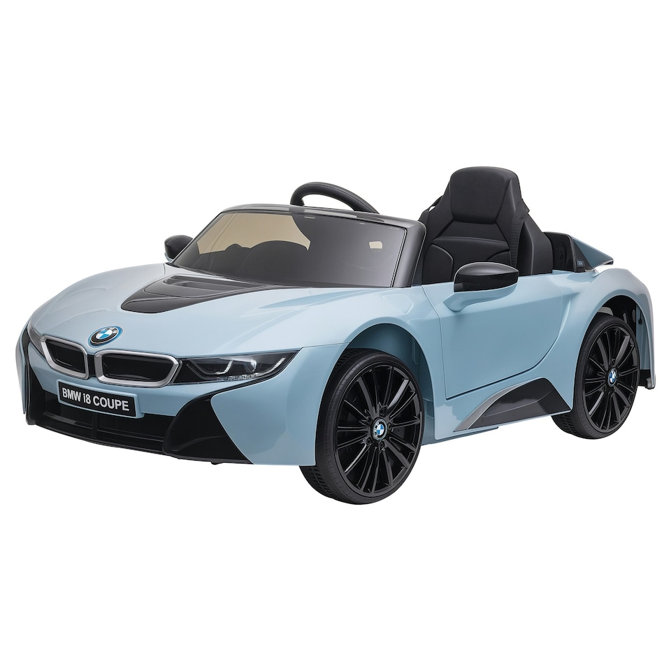 image 1 of HOMCOM Licensed BMW I8 Coupe Kids Ride-On Car 6V w/ Remote Lights Horn Music