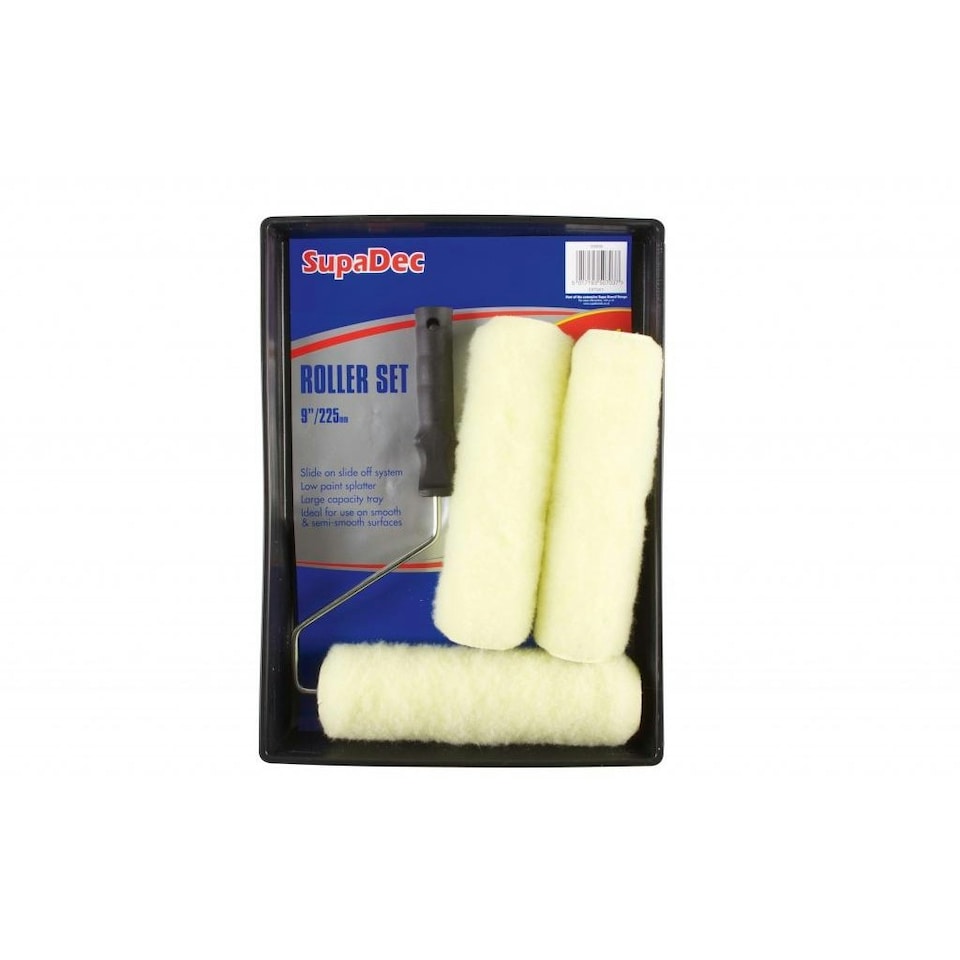 SupaDec Paint Roller Set - Yellow/Black - One Size