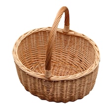 Jumbo Buff Hollander Shopping Basket Brown | Brown | One Size
