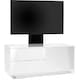image 3 of Centurion Supports Gallus Ultra Gloss White with 2-White Drawers and White Door 32"-55" LED/LCD/Plasma Cabinet TV Stand with Mounting Arm