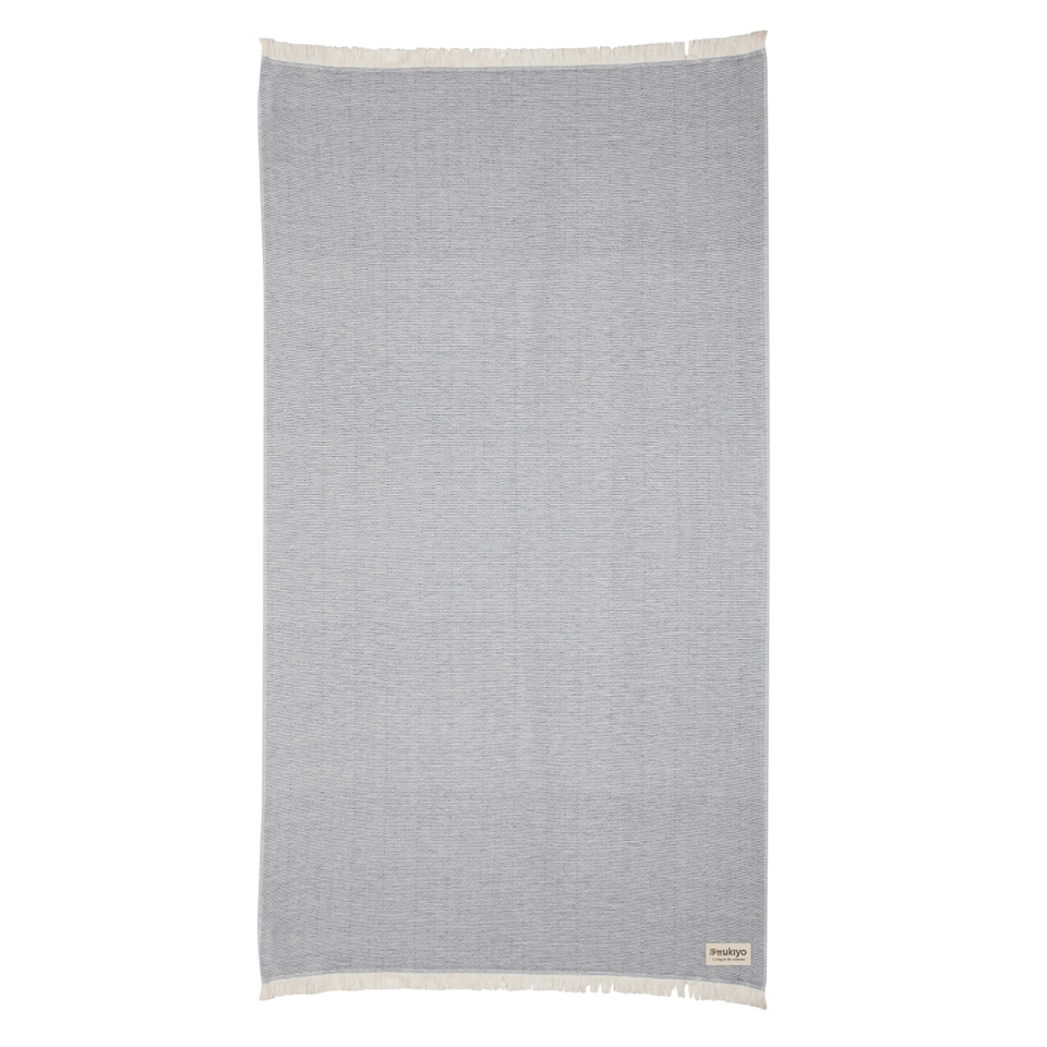 image 1 of Ukiyo HisakoAWARE 4 Seasons Towel - Navy - One Size | Blue