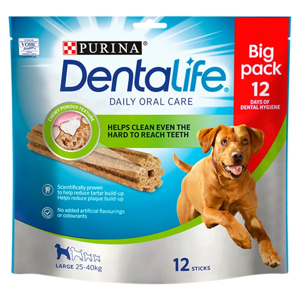 image 1 of Dentalife Daily Oral Care Chk Chew Adult Large 12 Pk 426g (Pack of 3)