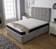 image 1 of 7 Inch Memory Foam Spring Anti-Bac Mattress for Single Double King | White | Double