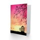 image 2 of Goodbye Travel Freedom Bon Voyage Open Cage Pink Greeting Card