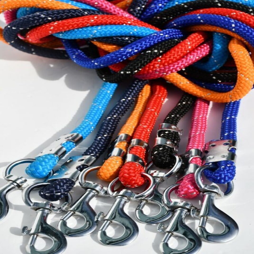 image 1 of Rhinegold Silver Thread Heavy Duty Leadrope Black | Size: One Size
Colour: Black