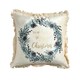 image 1 of BHS Wish You A Merry Christmas Cushion, Cream