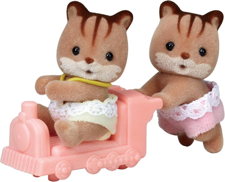 image 1 of Sylvanian Families Walnut Squirrel Twins