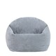 image 3 of icon Kids High Rest Beanbag Corduroy Light Grey Grey