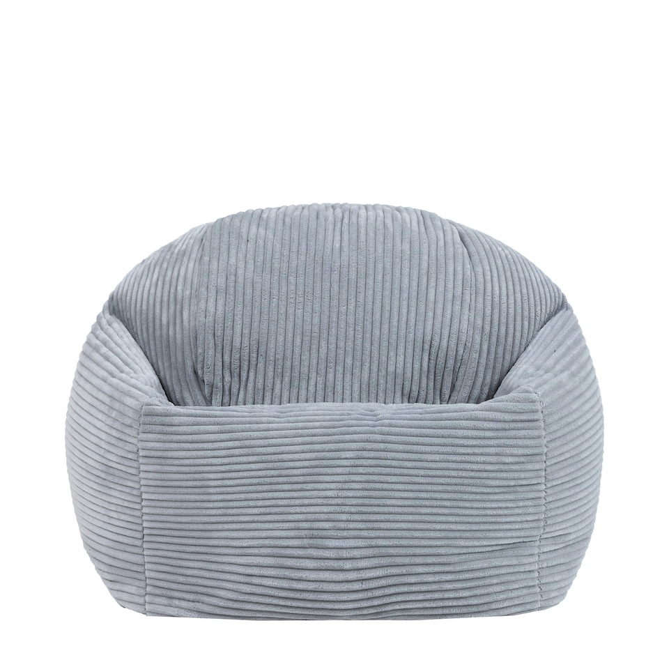 image 1 of icon Kids High Rest Beanbag Corduroy Light Grey Grey