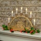 image 2 of The Christmas Workshop 70780 Wooden Illuminated Candle Bridge