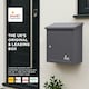 image 2 of SMART PARCEL BOX® Medium Front Access Dark | Grey | 1