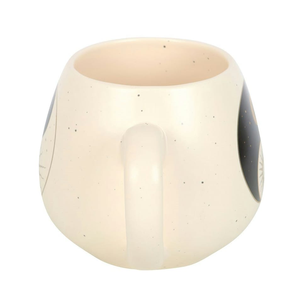 image 1 of Ceramic Yin Yang Rounded Mug