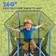 image 5 of HOMCOM 5.4FT Kids Trampoline with Enclosure Indoor Outdoor Blue