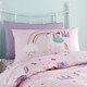 image 2 of Happy Linen Company Castle Unicorn Duvet Cover Bedding Set