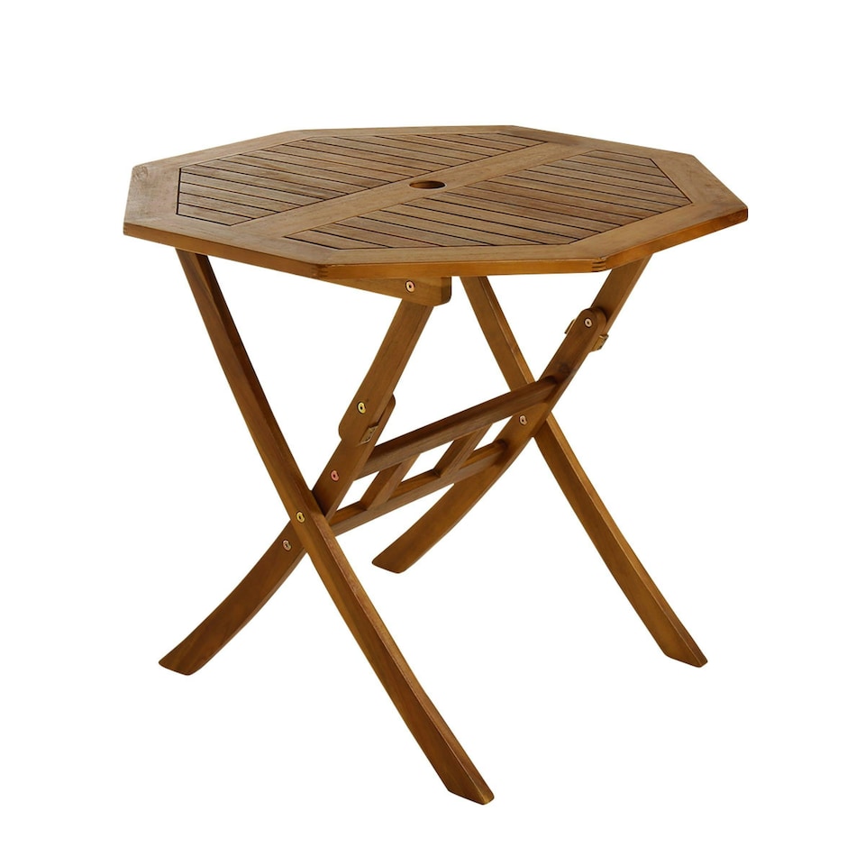 image 1 of Charles Bentley FSC Hardwood Octagonal Dining Table