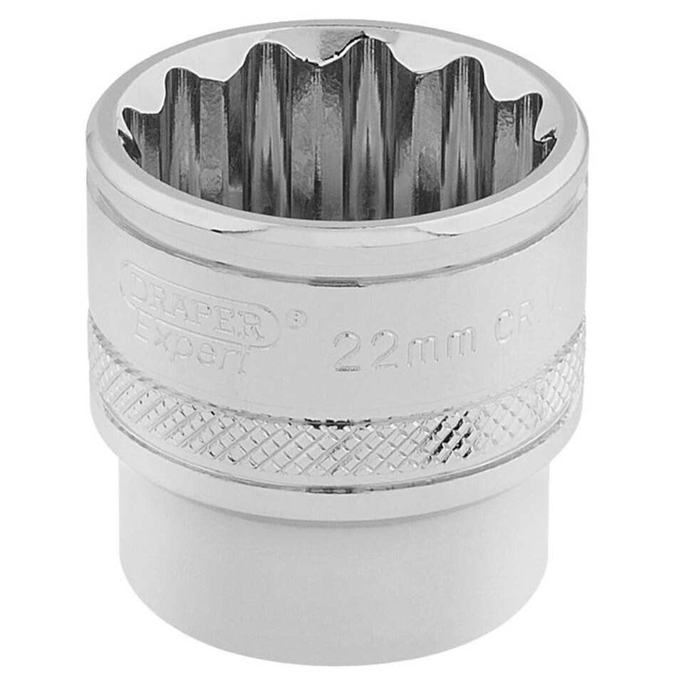 22Mm 12Point Socket 3/8Dr-Pckd - 32800