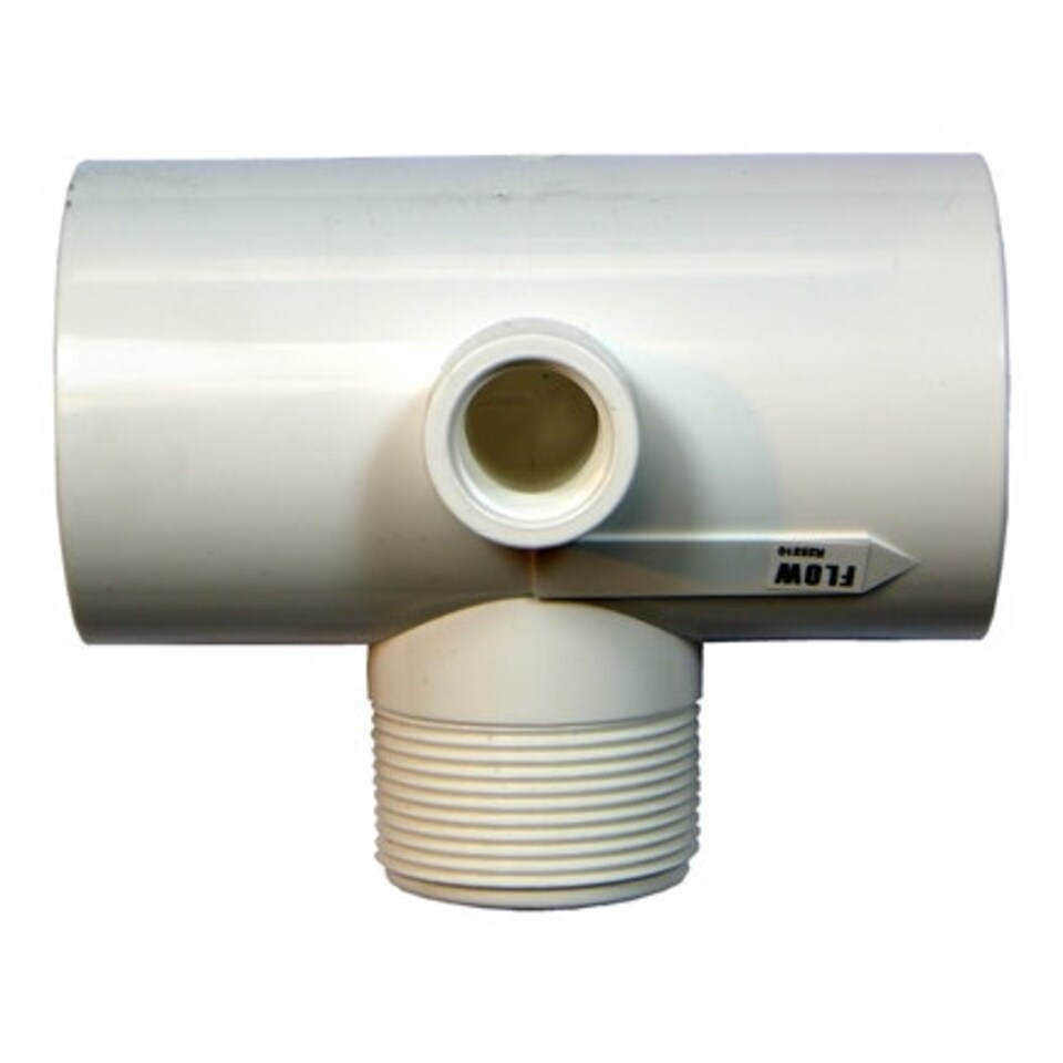 Plastica Rainbow Diverter Tee 1.5in NPT x 2in Slip