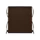 image 2 of MidOcean Panda Recycled Cotton Drawstring Bag - Chocolate - One Size | Brown | One Size