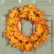 image 2 of 50cm Hanging Bright Autumn Faux Wreath