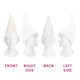image 6 of White Gnome Hat, Blue Face Paint & Blonde Wig White | One Size