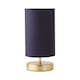 image 1 of ValueLights Francis Gold Touch Table Lamps Navy Shade | Gold