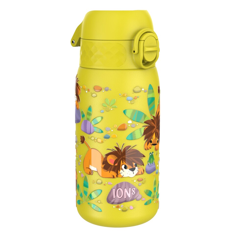 Leak Proof Kids Water Bottle, Stainless Steel, 400ml (13oz)