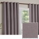 image 1 of Yard Heavy Chenille Room Darkening Eyelet Curtains, Mauve, (W) 229 x (D) 183cm | Purple | Mauve | 1