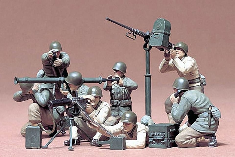 Tamiya US Gun & Mortar Team (1:35 Scale)