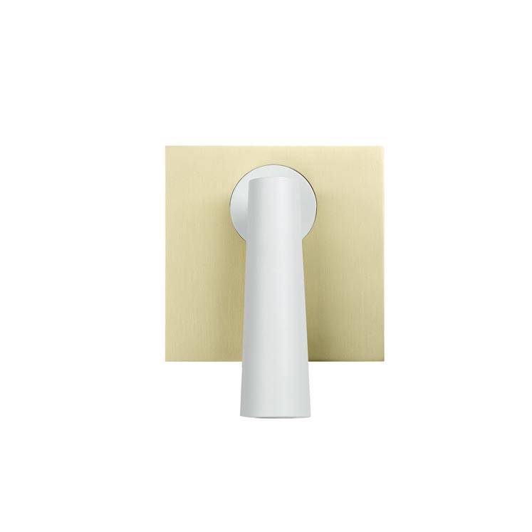 Gamma LED Wall Reading Light Satin Gold White 175lm 2700K