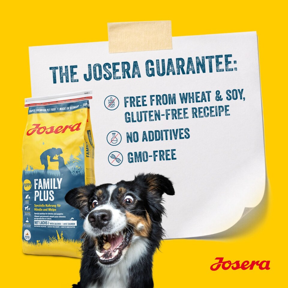 image 1 of Josera Mother & Puppy Salmon & Rice | Pregnant & nursing mothers | Weaning puppies | Soakable small kibble | Optimal development | Gluten free | 3kg