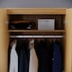 image 8 of Vida Designs Riano 2 Door Wardrobe With Shelf & Clothes Rail, Pine