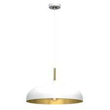 Milagro Pendant Lamp Lincoln White 1xE27