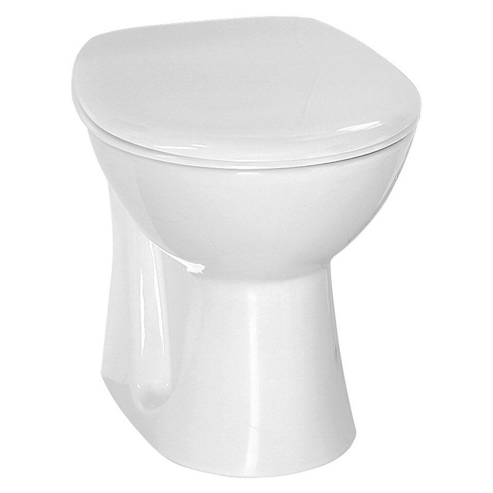 image 1 of Premium OPEN BACK Toilet Set (Islington)  - Cistern - Soft Close Seat - Includes Chrome Flush Button