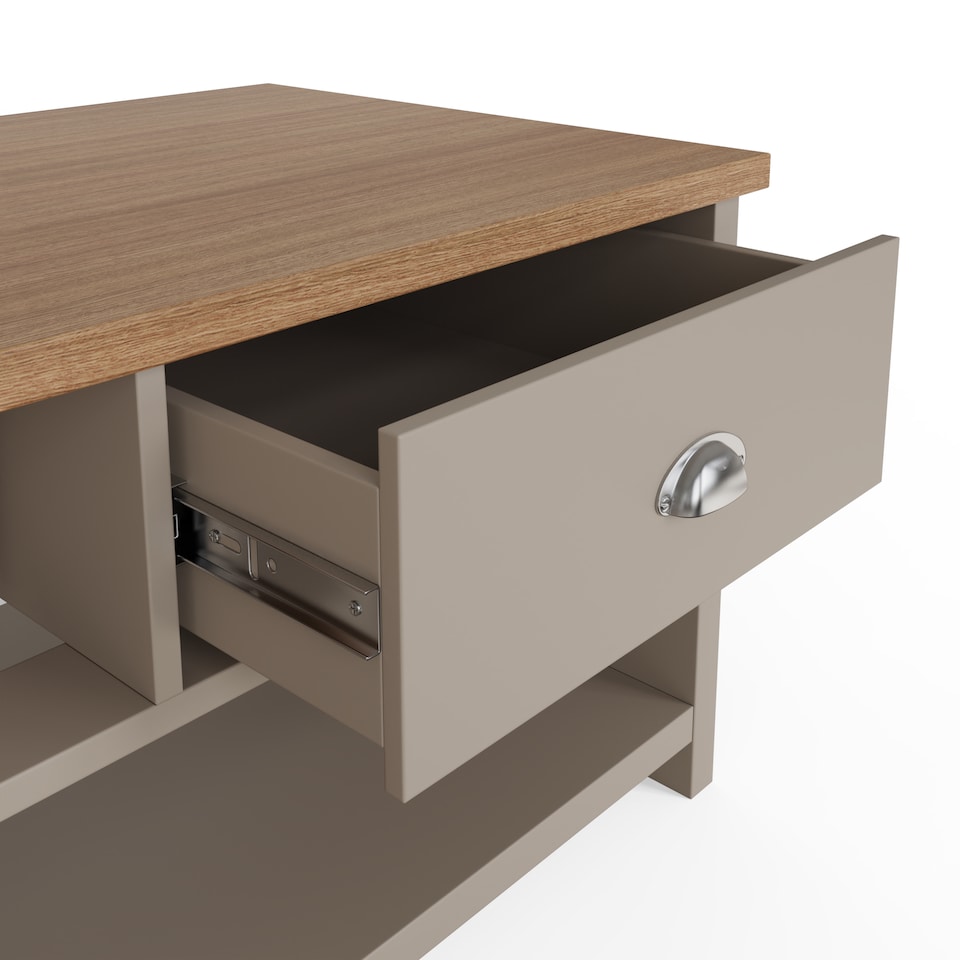 image 1 of Lancaster 2 Drawer Coffee Table