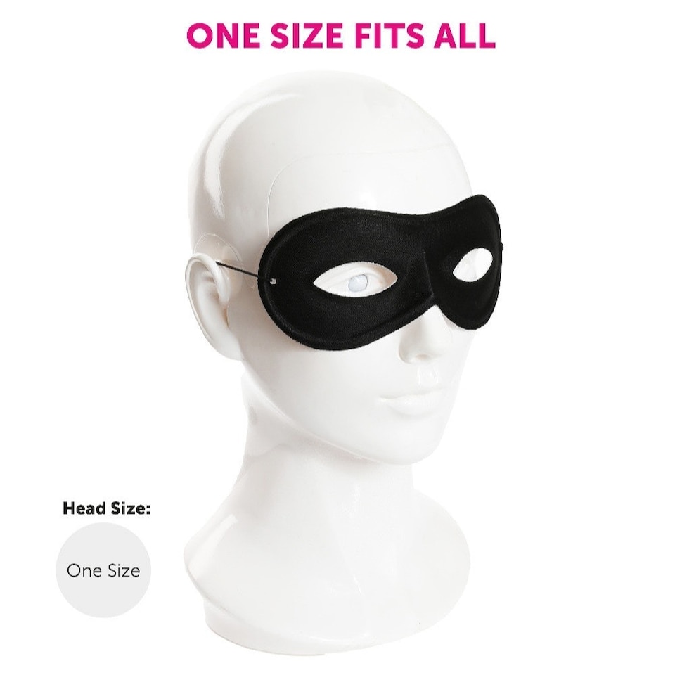 image 1 of Black Eye Mask Black | One Size