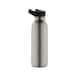 image 2 of Avira Ara Flip Top Recycled Stainless Steel 500ml Water Bottle - Silver - One Size Silver | One Size