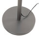 image 6 of Verta - Pewter Floor Lamp with Matching Silk Shade Grey | Grey