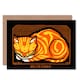 image 1 of December Julie De Graag Cat Art Blank Just to Say Card