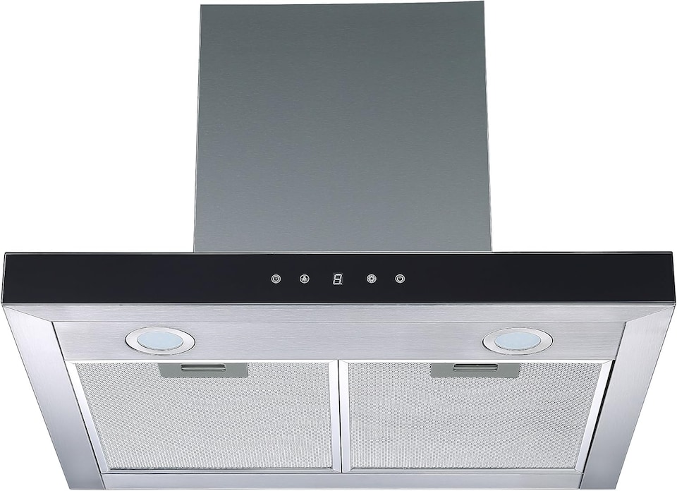 image 1 of Cookology 60cm Stainless Steel Chimney Cooker Hood - Energy Rating A++