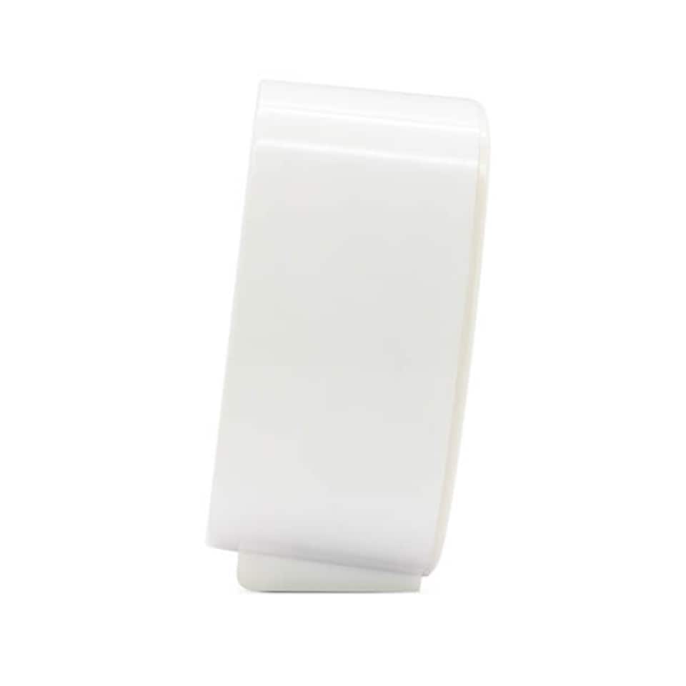 image 1 of Acctim Hilda Analogue Alarm Clock Non Ticking Sweep Crescendo Alarm Backlight Contemporary | White | White
