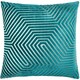 image 1 of Paoletti Evoke Cut Velvet Cushion Cover Blue