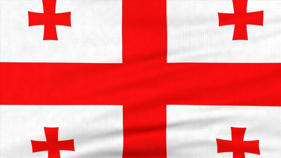 image 1 of Georgia Flag 5x3ft With Eyelets | Multi