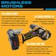 image 3 of JCB 18V 65Nm Brushless, Variable Speed Combi Drill with 5.0Ah Li-ion Battery & 2.4A Charger | JCB-18BLCD-5X-B
