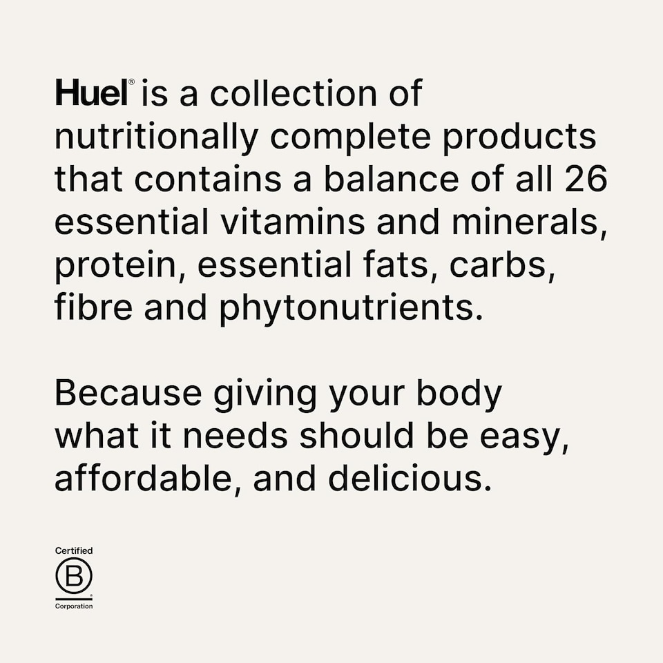 image 1 of Huel Ready-to-Drink Meal, BLACK EDITION Cookies & Cream Protein Drink, 500ml Bottles (Pack of 8) - Protein Shakes, Pre-Portioned Meal, 35g of Protein per Bottle