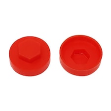 Forgefix Techfast Cover Cap - Poppy Red - 19mm
